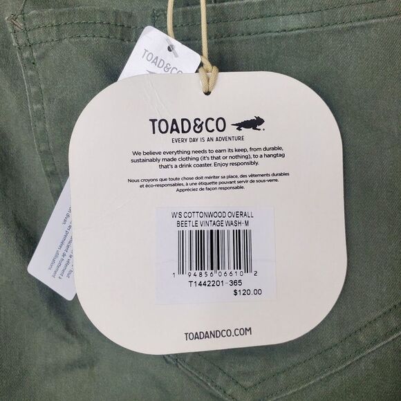 Toad&Co Green Jumpsuit - Picture 4 of 11